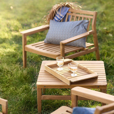 FDB Møbler M19 - Sammen - Lounge Table 61.5 x 61.5 x 33 cm Teak Solid Nature Oiled by Thomas E. Alken