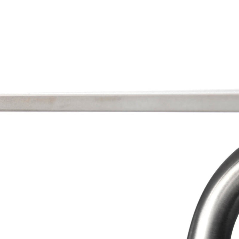 FDB Møbler M21 - Teglgaard - Garden Table Stainless Steel Metal Colored Untreated Stone 90x1 by Salto & Sigsgaard