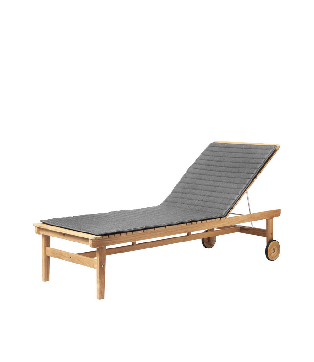 FDB Møbler M22 - Sammen - Seat cushionFor M8 Sun loungerAntracitgrey(Negro)Akryl dralo by Thomas E. Alken