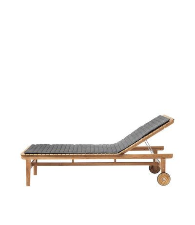 FDB Møbler M22 - Sammen - Seat cushionFor M8 Sun loungerAntracitgrey(Negro)Akryl dralo by Thomas E. Alken