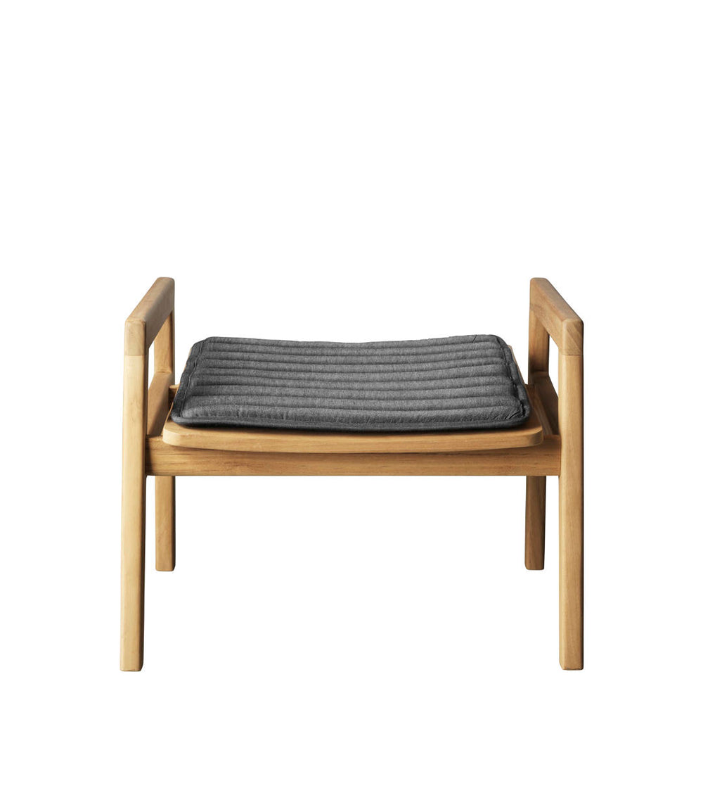 FDB Møbler M22 - Sammen - Seat cushionFor M7 FootstoolAntracitgrey(Negro)Akryl dralon by Thomas E. Alken