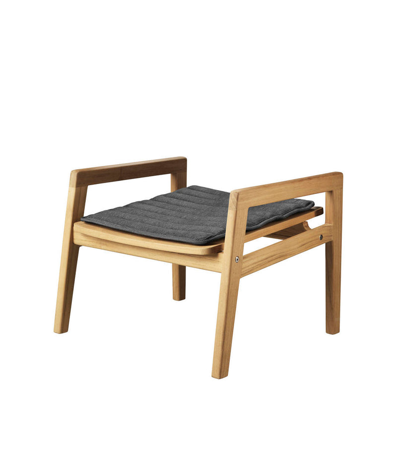 FDB Møbler M22 - Sammen - Seat cushionFor M7 FootstoolAntracitgrey(Negro)Akryl dralon by Thomas E. Alken