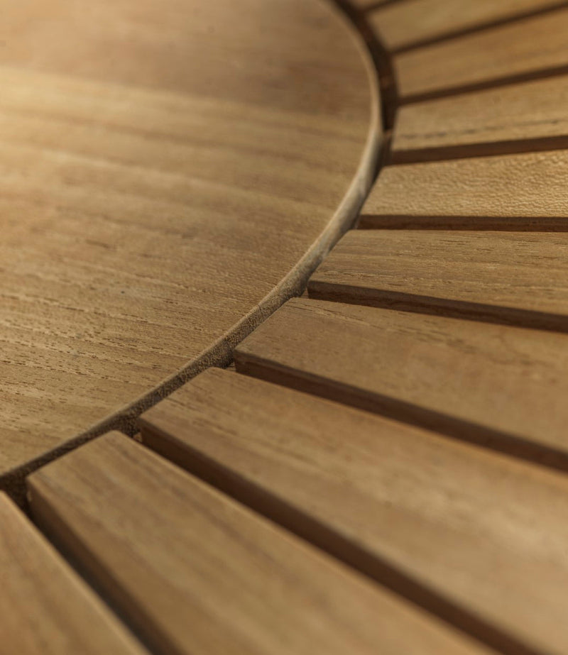 FDB Møbler M27 - Sammen - Round Garden Table Teak Solid Nature Oiled by Thomas E. Alken