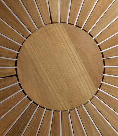 FDB Møbler M27 - Sammen - Round Garden Table Teak Solid Nature Oiled by Thomas E. Alken