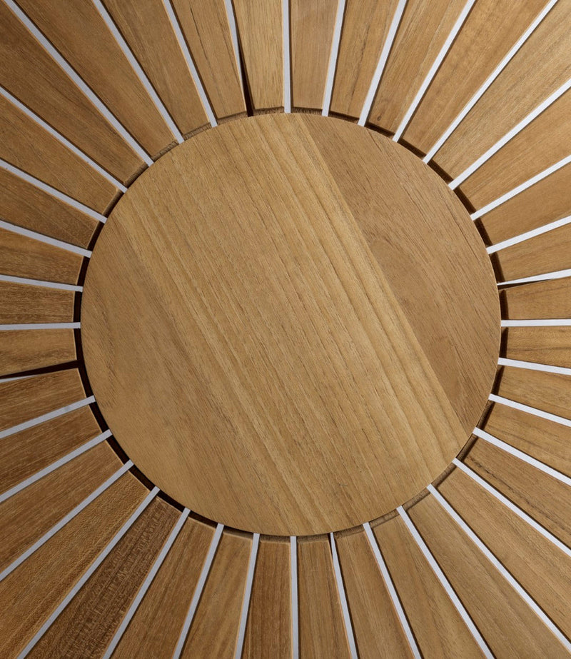 FDB Møbler M27 - Sammen - Round Garden Table Teak Solid Nature Oiled by Thomas E. Alken