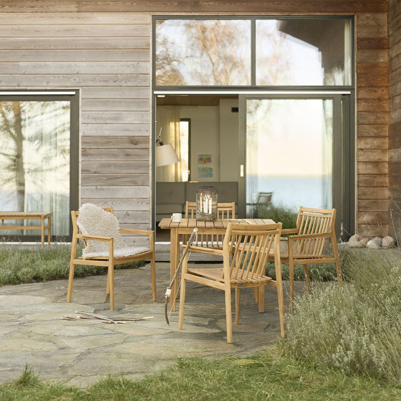 FDB Møbler M3 - Sammen - Small Garden Table Teak Solid Nature Oiled by Thomas E. Alken