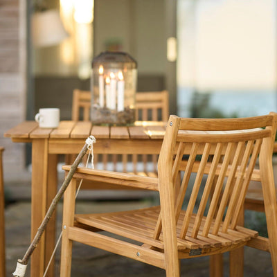 FDB Møbler M3 - Sammen - Small Garden Table Teak Solid Nature Oiled by Thomas E. Alken