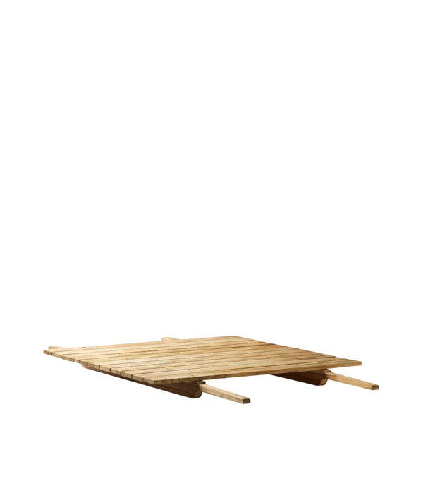 FDB Møbler M4 - Sammen - Central Plate 8 x 90 x 84 cm Teak Solid Nature Oiled by Thomas E. Alken