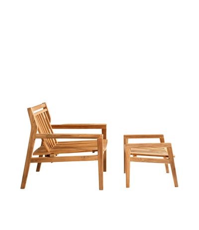 FDB Møbler M6 - Sammen - Lounge Chair Teak Solid Nature Oiled by Thomas E. Alken