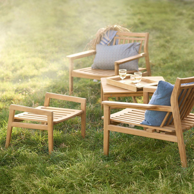 FDB Møbler M7 - Sammen - Foot Stool Teak Solid Nature Oiled by Thomas E. Alken