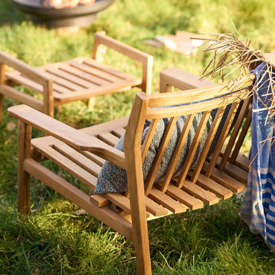 FDB Møbler M7 - Sammen - Foot Stool Teak Solid Nature Oiled by Thomas E. Alken