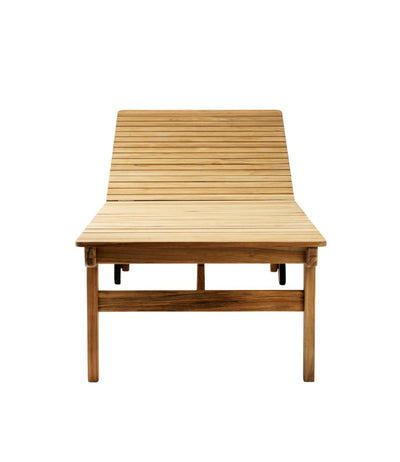 FDB Møbler M8 - Sammen - Sun Lounger Teak Solid Nature Oiled by Thomas E. Alken