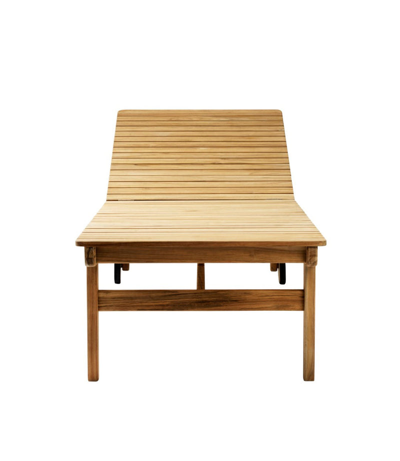 FDB Møbler M8 - Sammen - Sun Lounger Teak Solid Nature Oiled by Thomas E. Alken