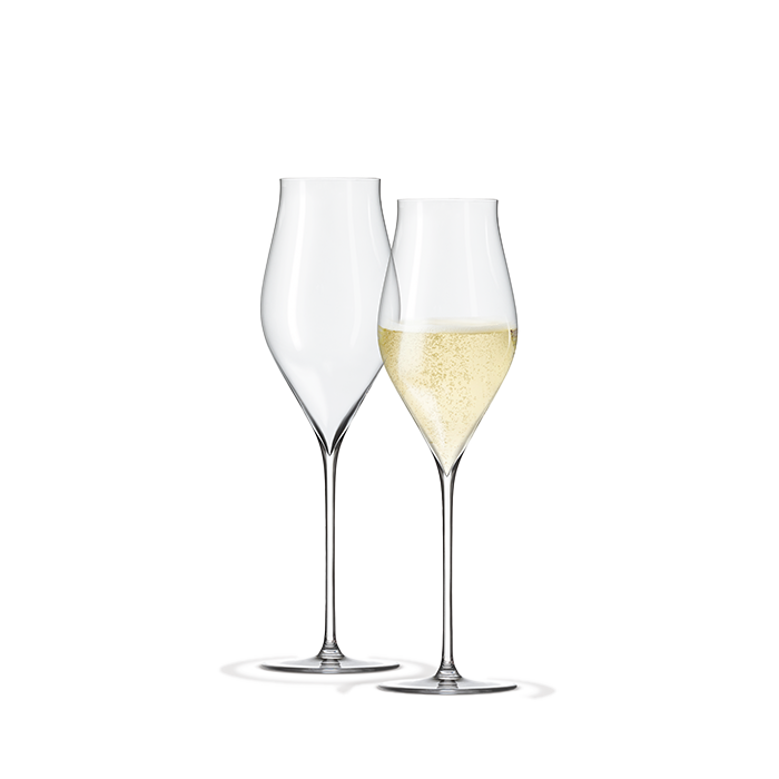 Holmegaard Notes Glasses - Champagne Glass, 2 Pcs.