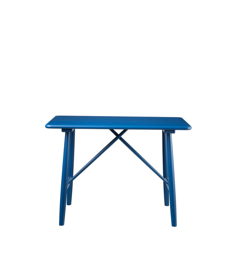 FDB Møbler P10 - Children’s Table - Nordic Swan Ecolabel Beech Solid Blue (NCS 5040-R80B) Painted Waterbased by Børge Mogensen