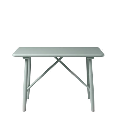 FDB Møbler P10 - Children's Table - Nordic Swan Ecolabel Beech Solid Blue Grey (NCS S2005-G10Y) Painted Waterbased by Børge Mogensen