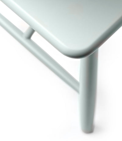 FDB Møbler P10 - Children's Table - Nordic Swan Ecolabel Beech Solid Blue Grey (NCS S2005-G10Y) Painted Waterbased by Børge Mogensen