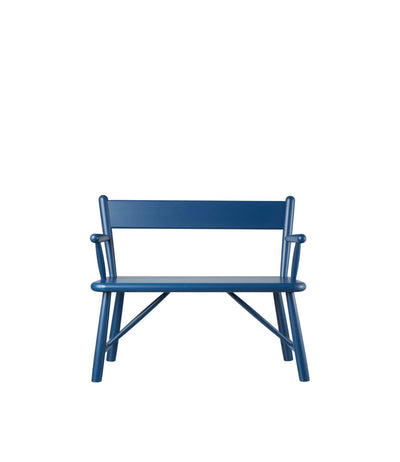 FDB Møbler P11 - Children's Bench - Nordic Swan Ecolabel Beech Solid Blue (NCS 5040-R80B) Painted Waterbased by Børge Mogensen