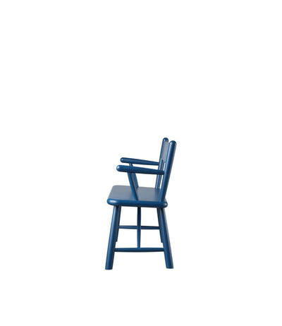 FDB Møbler P11 - Children's Bench - Nordic Swan Ecolabel Beech Solid Blue (NCS 5040-R80B) Painted Waterbased by Børge Mogensen