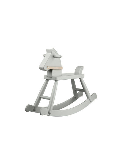 FDB Møbler P12 - Children Rocking Horse Beech Blue-Grey (NCS S2005-G10Y) Painted by Sarah Moutouh