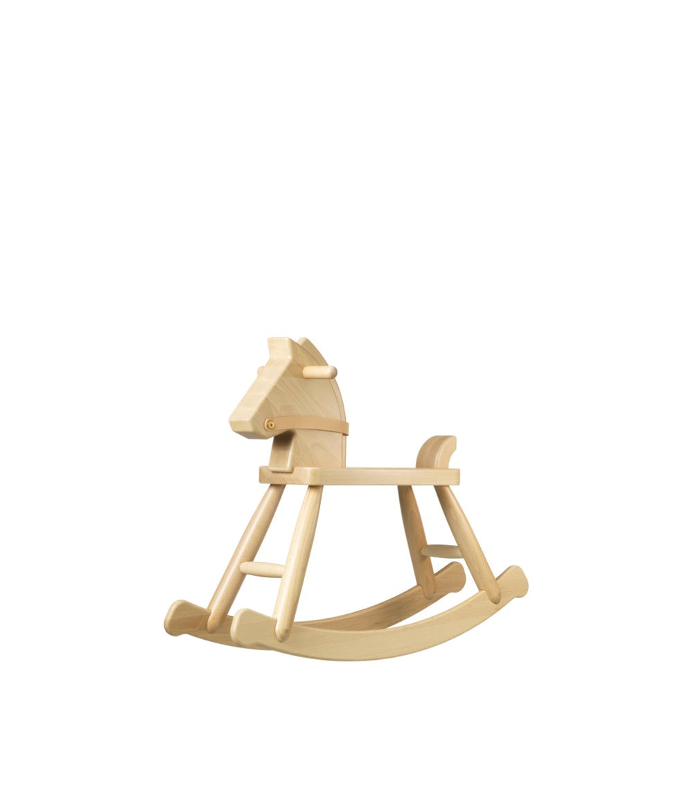 FDB Møbler P12 - Children Rocking Horse Beech Nature Lacquered by Sarah Moutouh