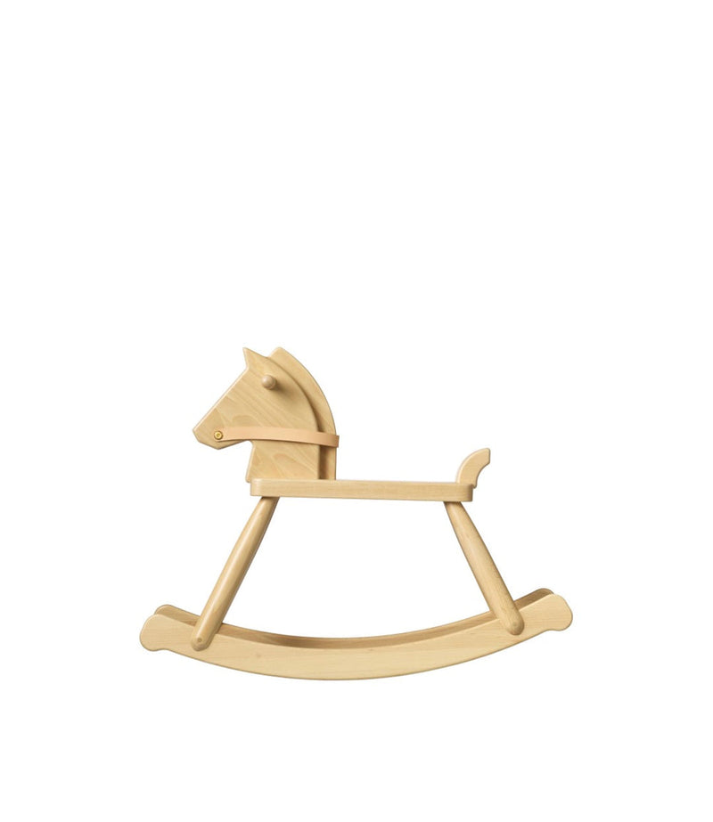 FDB Møbler P12 - Children Rocking Horse Beech Nature Lacquered by Sarah Moutouh