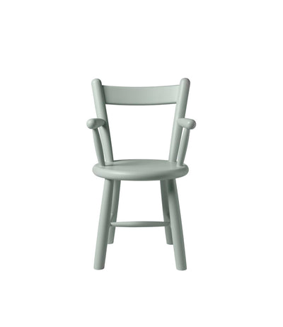 FDB Møbler P9 - Children's Chair - Nordic Swan Ecolabel Beech Solid Blue Grey (NCS S2005-G10Y) Painted Waterbased by Børge Mogensen