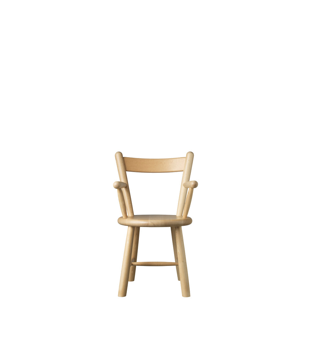 FDB Møbler P9 - Children's Chair - Nordic Swan Ecolabel Beech Solid Nature Lacquered Waterbased by Børge Mogensen