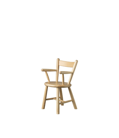 FDB Møbler P9 - Children's Chair - Nordic Swan Ecolabel Beech Solid Nature Lacquered Waterbased by Børge Mogensen
