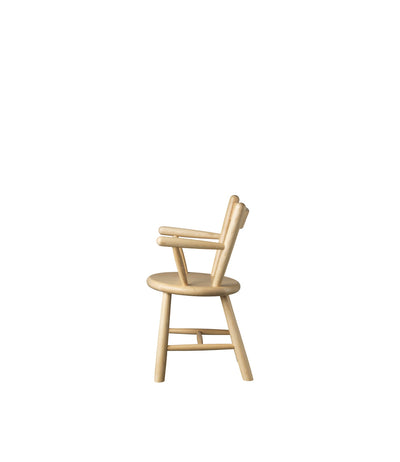 FDB Møbler P9 - Children's Chair - Nordic Swan Ecolabel Beech Solid Nature Lacquered Waterbased by Børge Mogensen