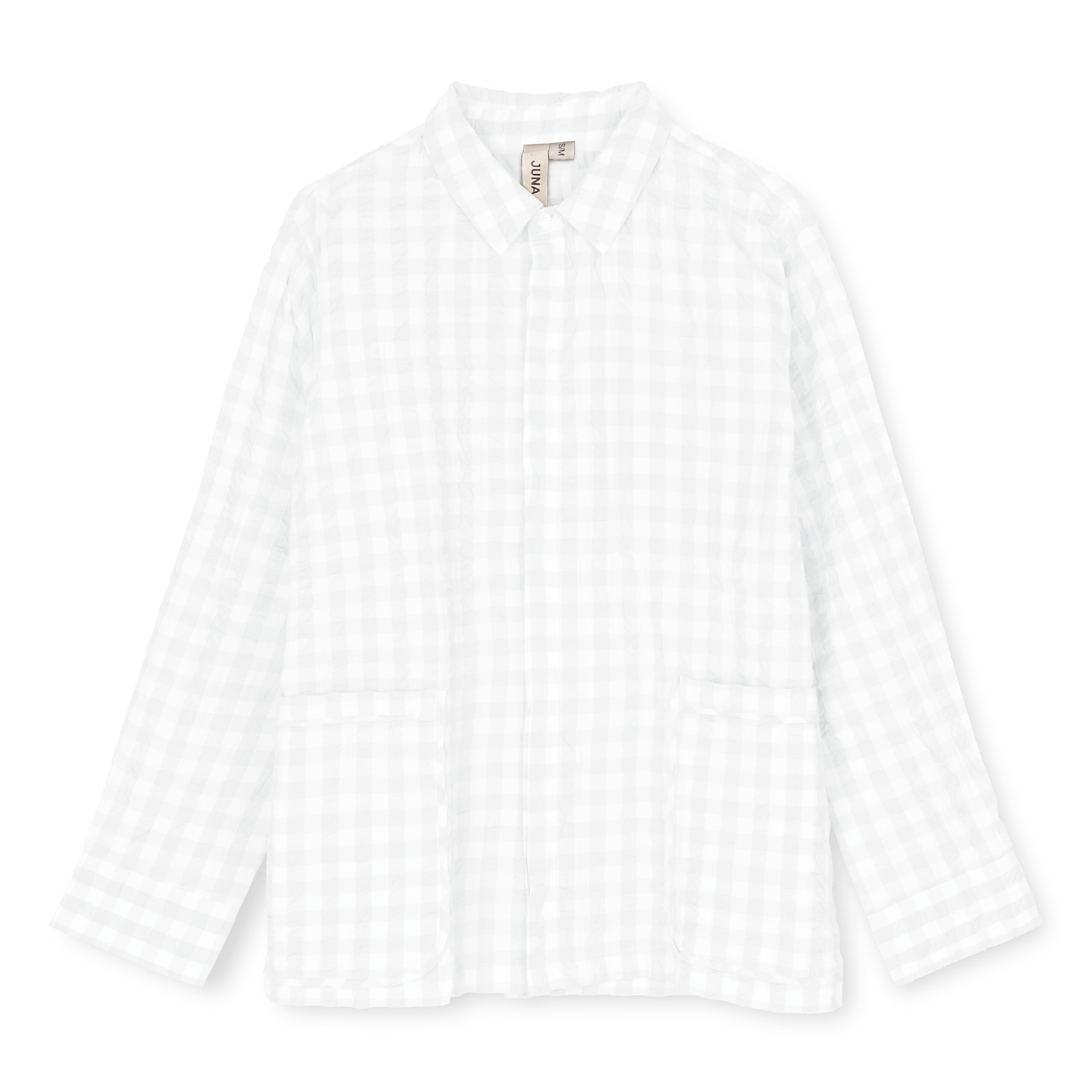 JUNA Bianca Lounge Shirt - White/White, M/L