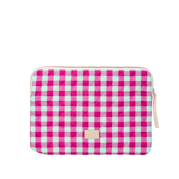 JUNA Pondus Computer Sleeve - Fuchsia/Mint