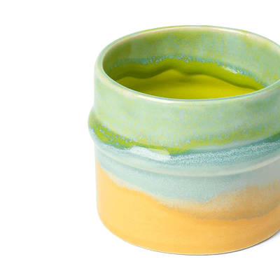 Kähler Poppery Mug 9.1 oz Pink/Mint/Yellow