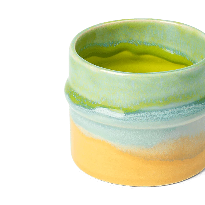 Kähler Poppery Mug 9.1 oz Pink/Mint/Yellow