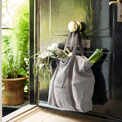 FDB Møbler R15 - Colorline - Tote bag - Nordic Swan Ecolabel100% organic cottonWhite/Grey44x415 cm by Grethe Meyer