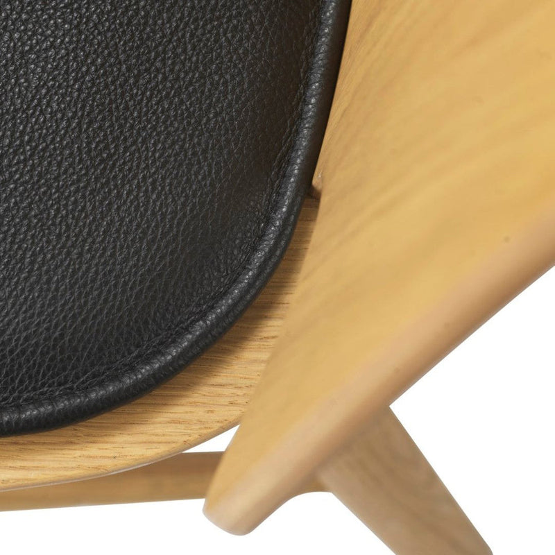 FDB Møbler R5 - Nøje - Seat cushionFor J67LeatherCognac by FDB møbler