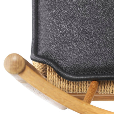FDB Møbler R5 - Nøje - Seat cushionFor J82LeatherBlack by FDB møbler