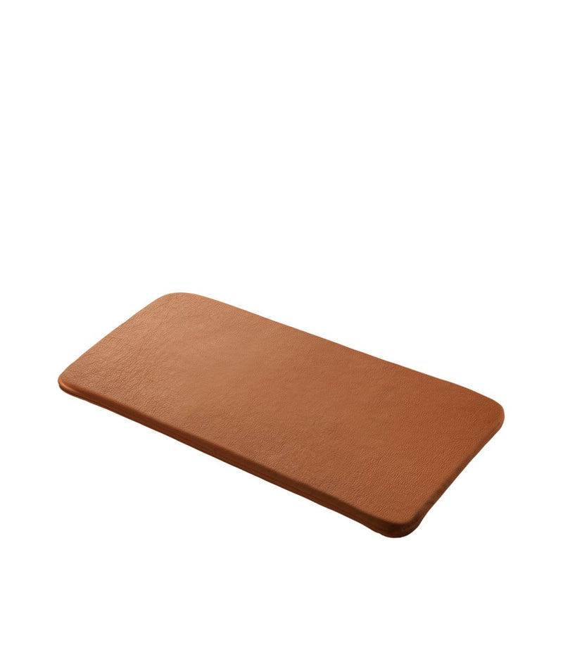 FDB Møbler R6 - Seat cushionSmallLeatherCognac by Diana Mot & Isabella Bergstrøm