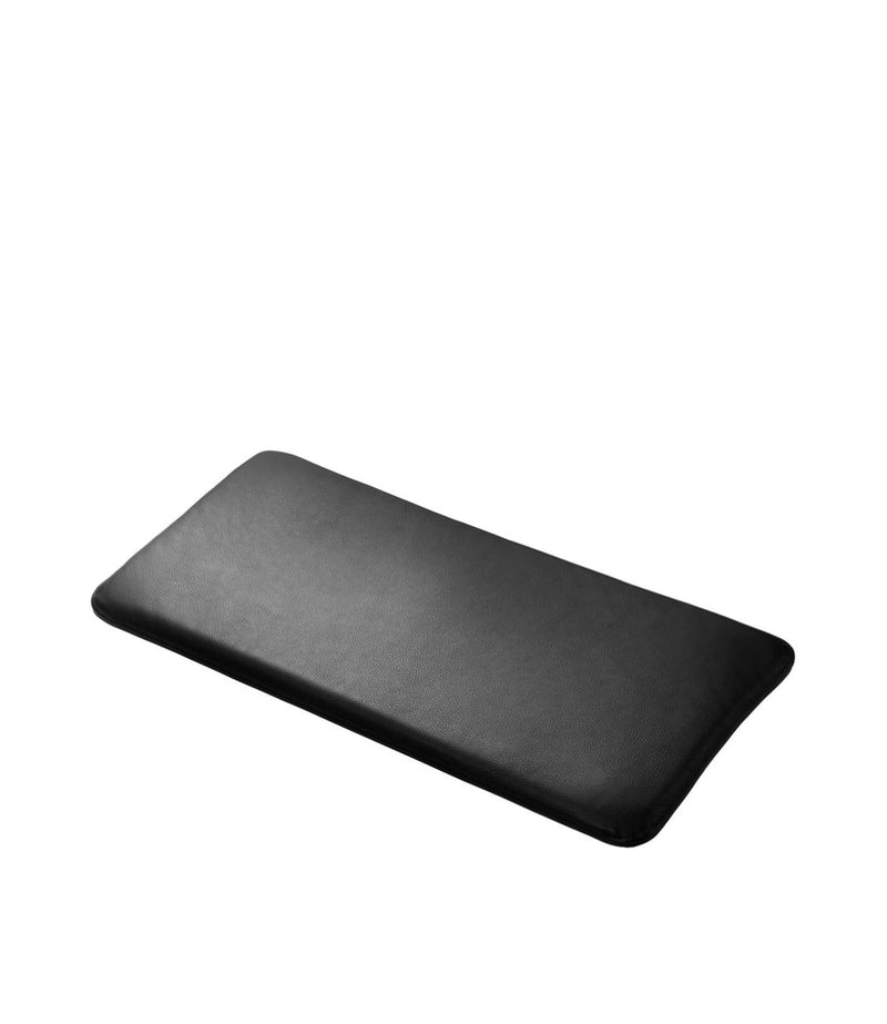 FDB Møbler R6 - Seat cushionSmallLeatherBlack by Diana Mot & Isabella Bergstrøm