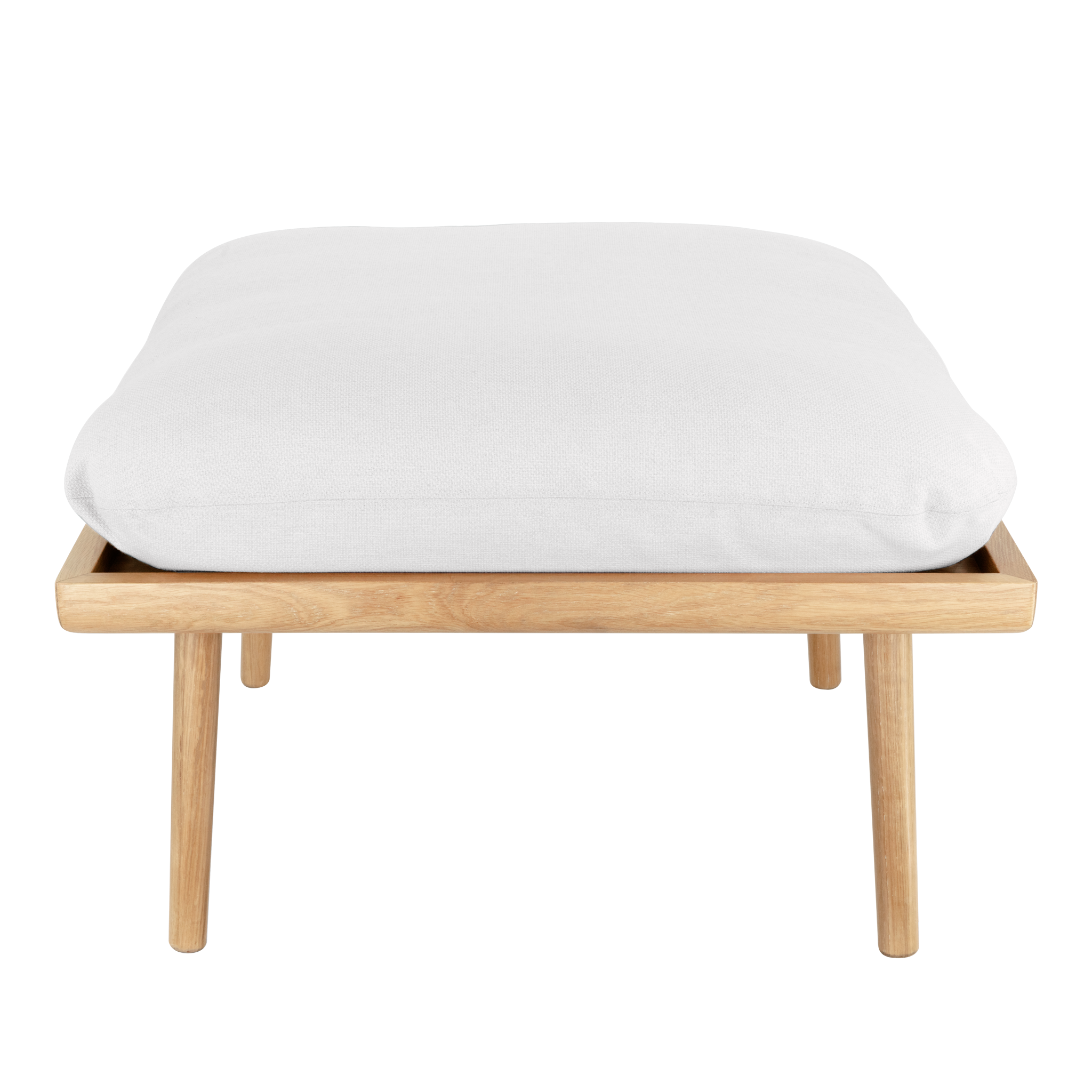 UMAGE Lounge Around Shuffle Ottoman, Oak - Sterling
