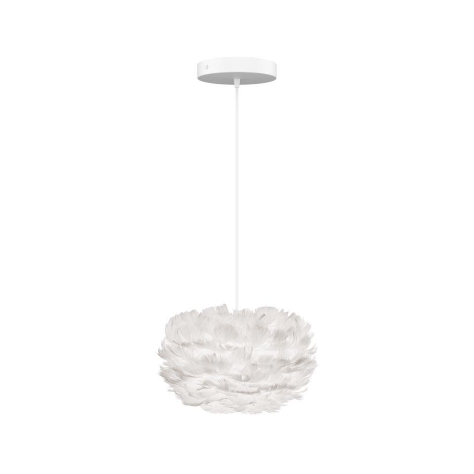UMAGE Eos Hardwired Pendant, White - Micro with White Cord