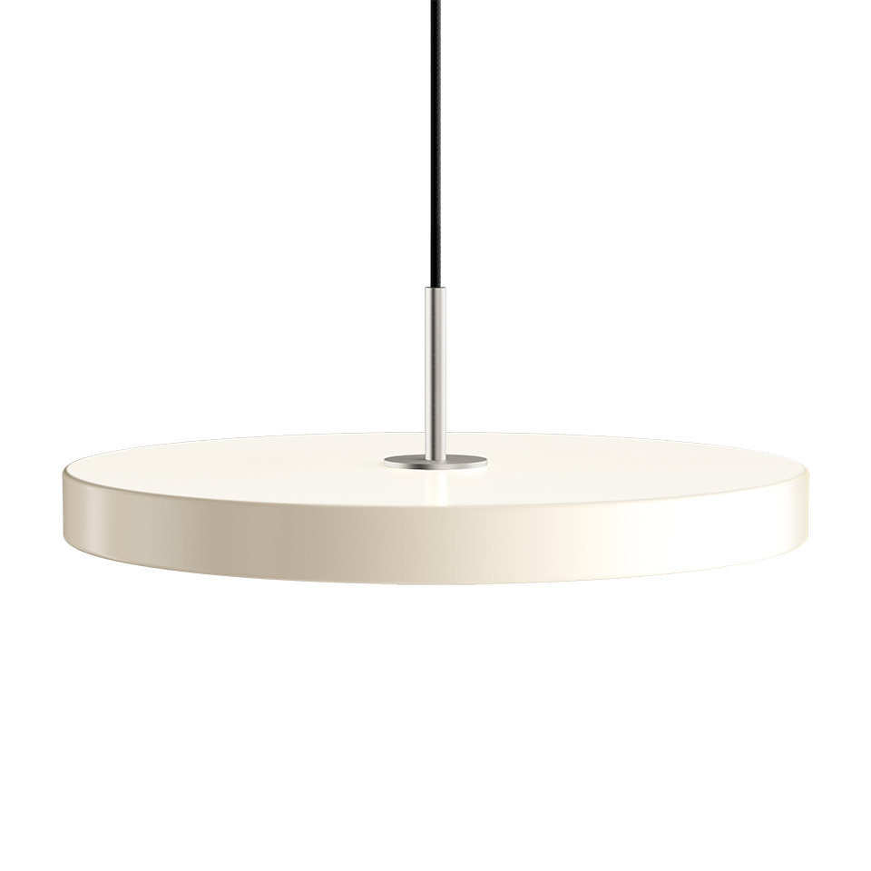 UMAGE Asteria Medium Pendant Lamp, Steel Details - Pearl White