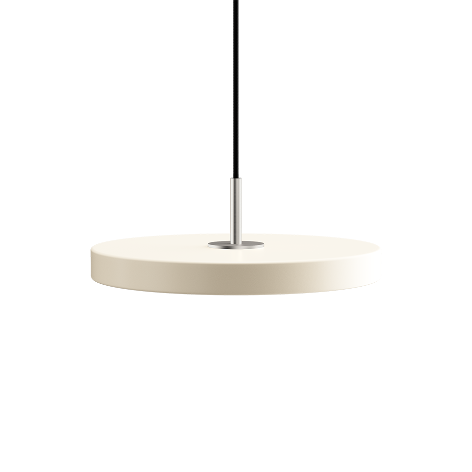 UMAGE Asteria Mini Pendant Lamp, Steel Detail - Pearl White