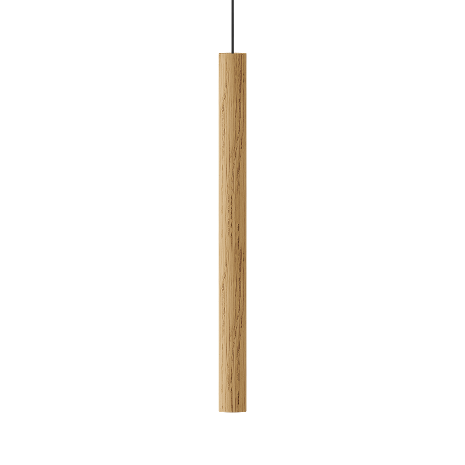 UMAGE Chimes Tall Pendant Lamp - Oak