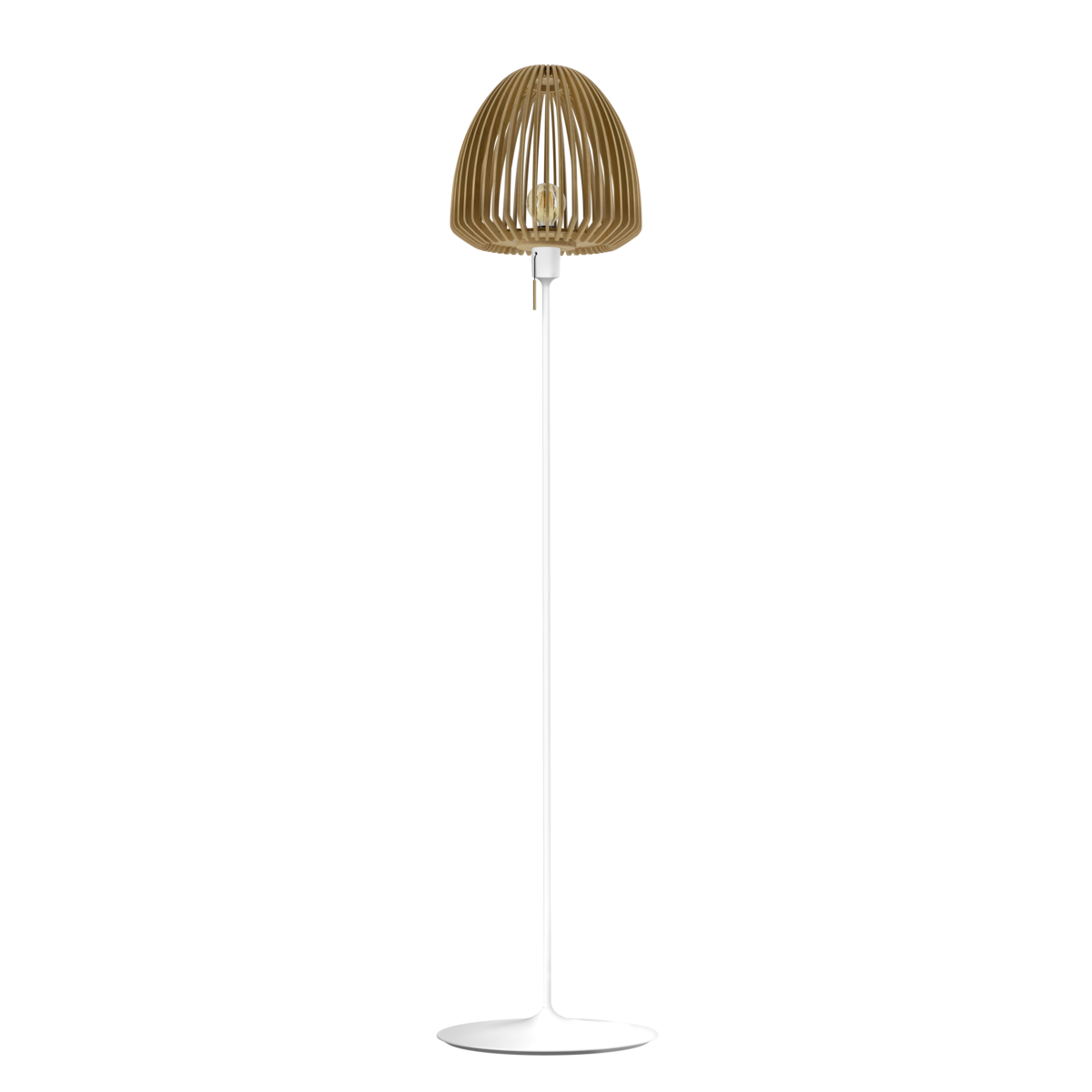 UMAGE Clava Wood with Santé Floor Stand, Oak - with White Stand