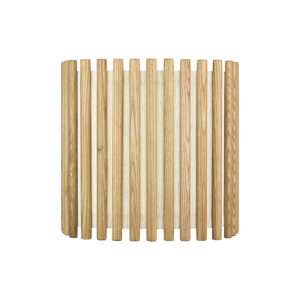 UMAGE Komorebi Lampshade, Square - Oak, Medium