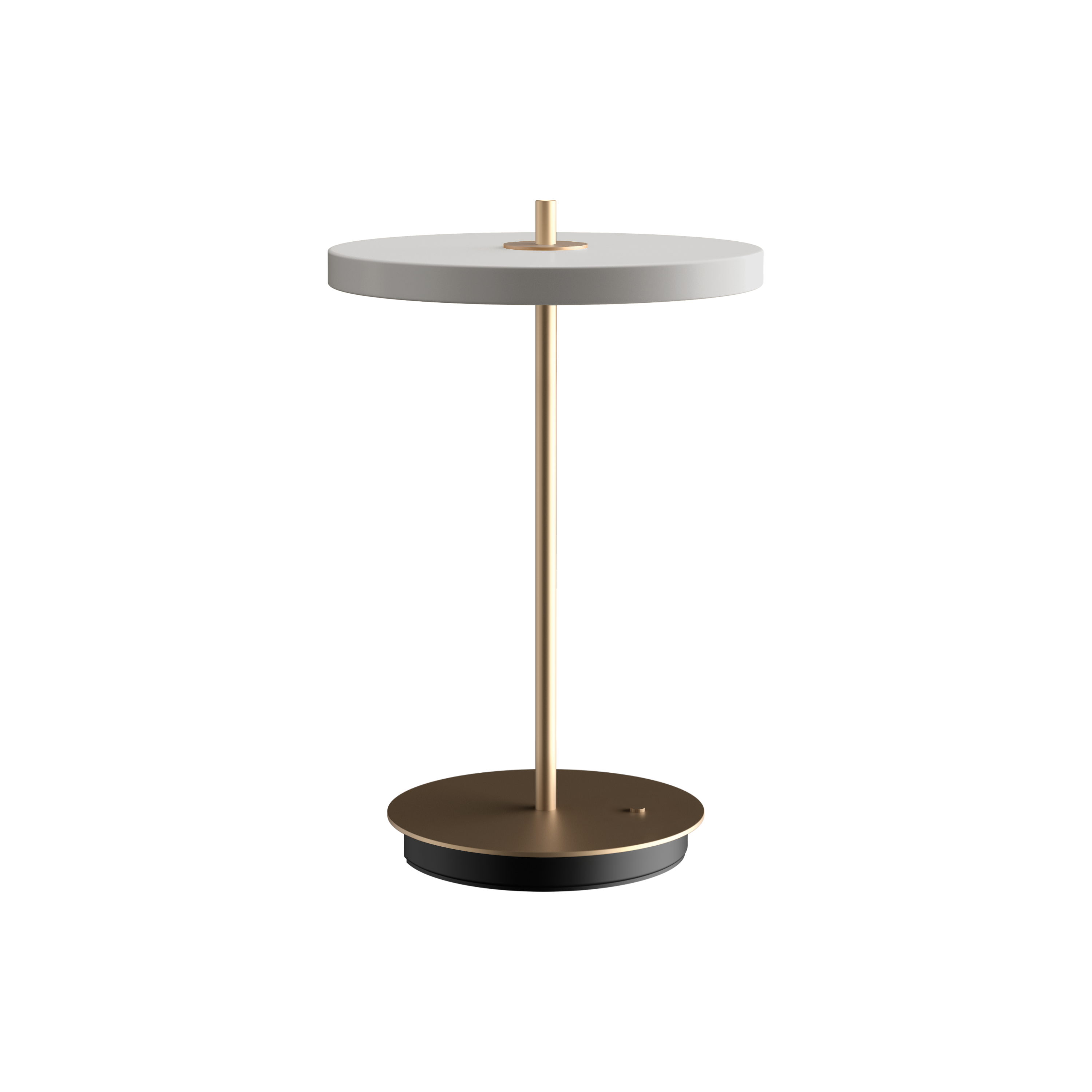 UMAGE Asteria Move Portable Lamp - Nuance Mist, Brass Base
