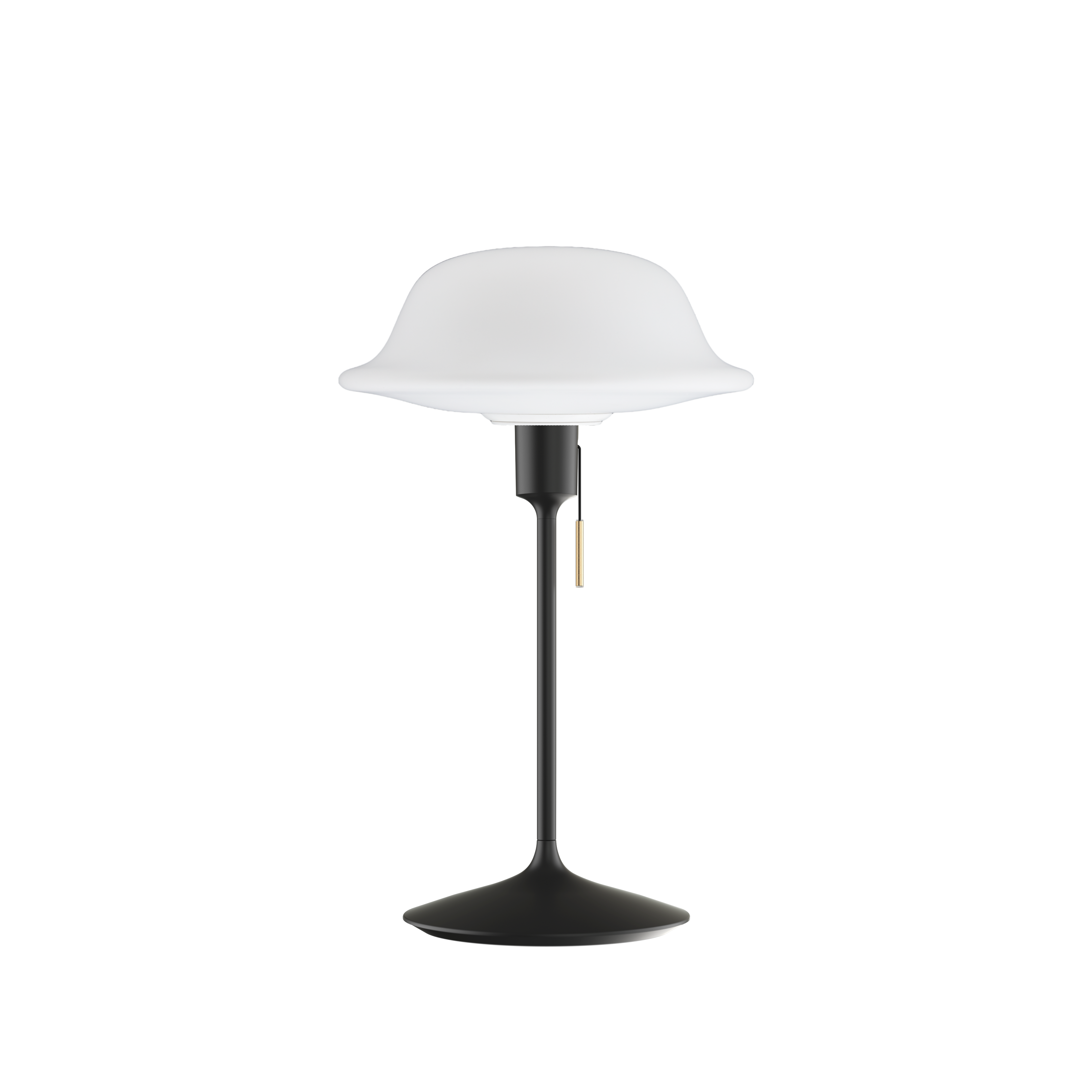 UMAGE Butler Santé Table Lamp, White - with Black Base