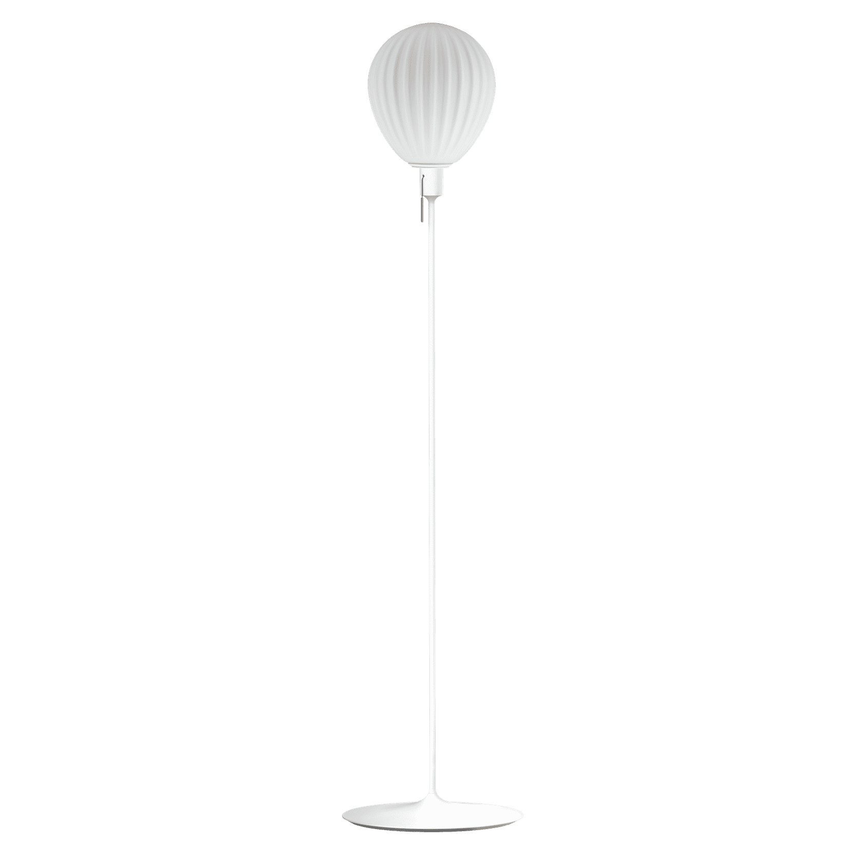UMAGE Around The World Santé Floor Lamp, Medium Lampshade - with White Base