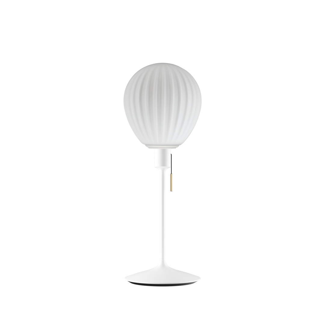 UMAGE Around The World Santé Table Lamp, Mini Lampshade - with White Base